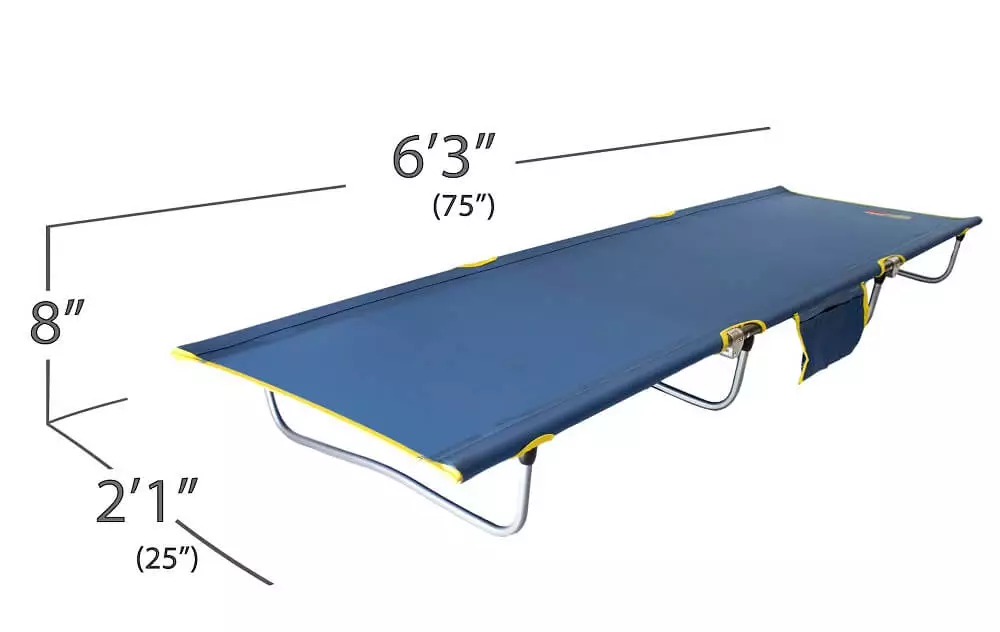 dimensions of byer trilite cot